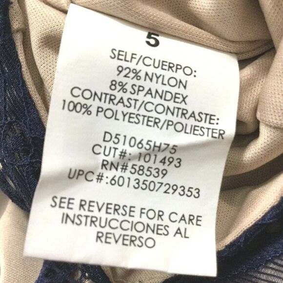 Speechless Womens Dress size 5 Navy Beige new nwt $69 Party Event Short Stretch - Picture 8 of 12